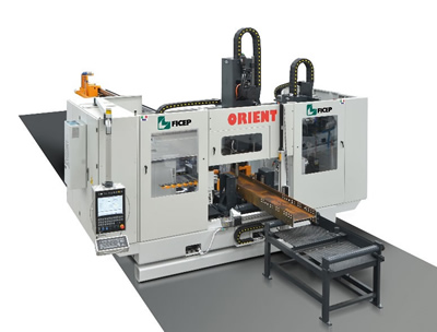 Orient 12 Model 1201DD Single/Double Spindle CNC Drill Line 1 MetalReady Machinery